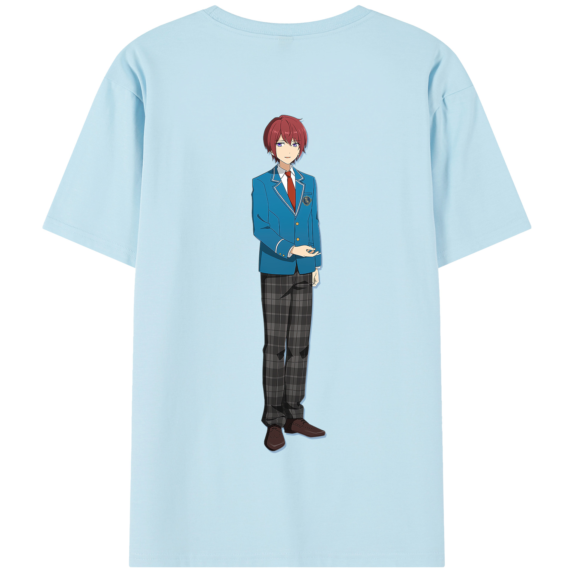 （画像用） あんさんぶるスターズ! Ensemble Stars 綿100％半袖Tシャツ（背面プリント）
